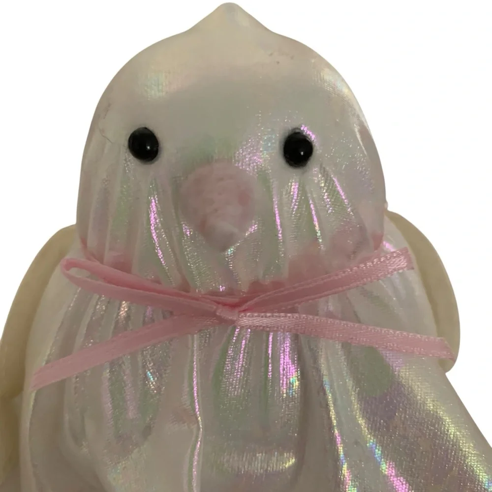 Target Iridescent Bird Decor with Pink Details